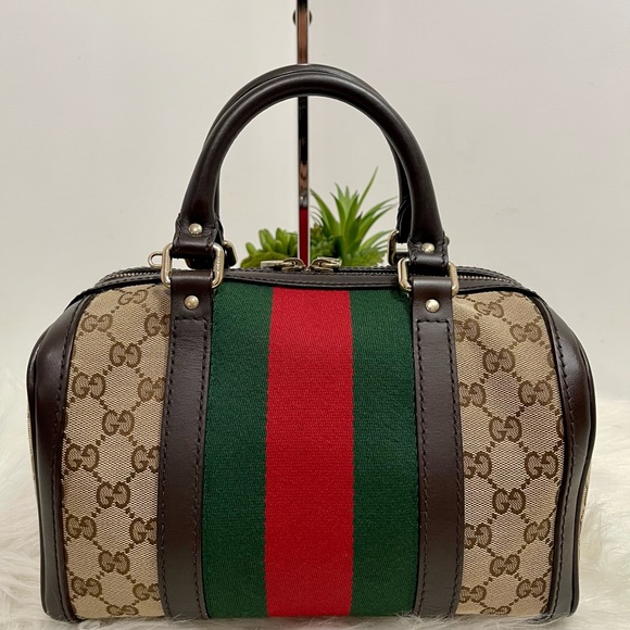 Monogram Vintage Web Small Boston - Picture 3 of 16